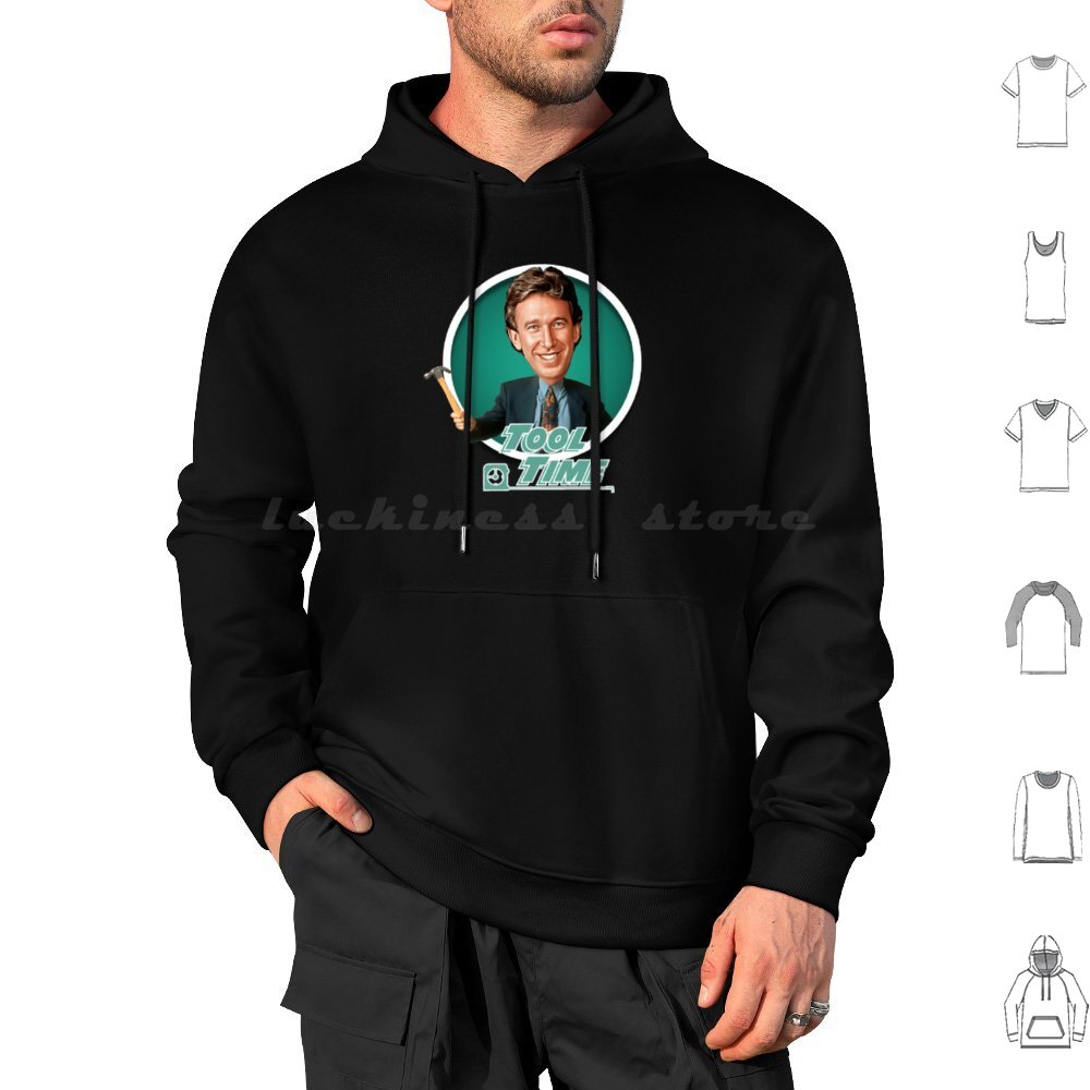 Home Improvement With Tim Taylor - Tim Allen-Tool Time Hoodie Cotton Long