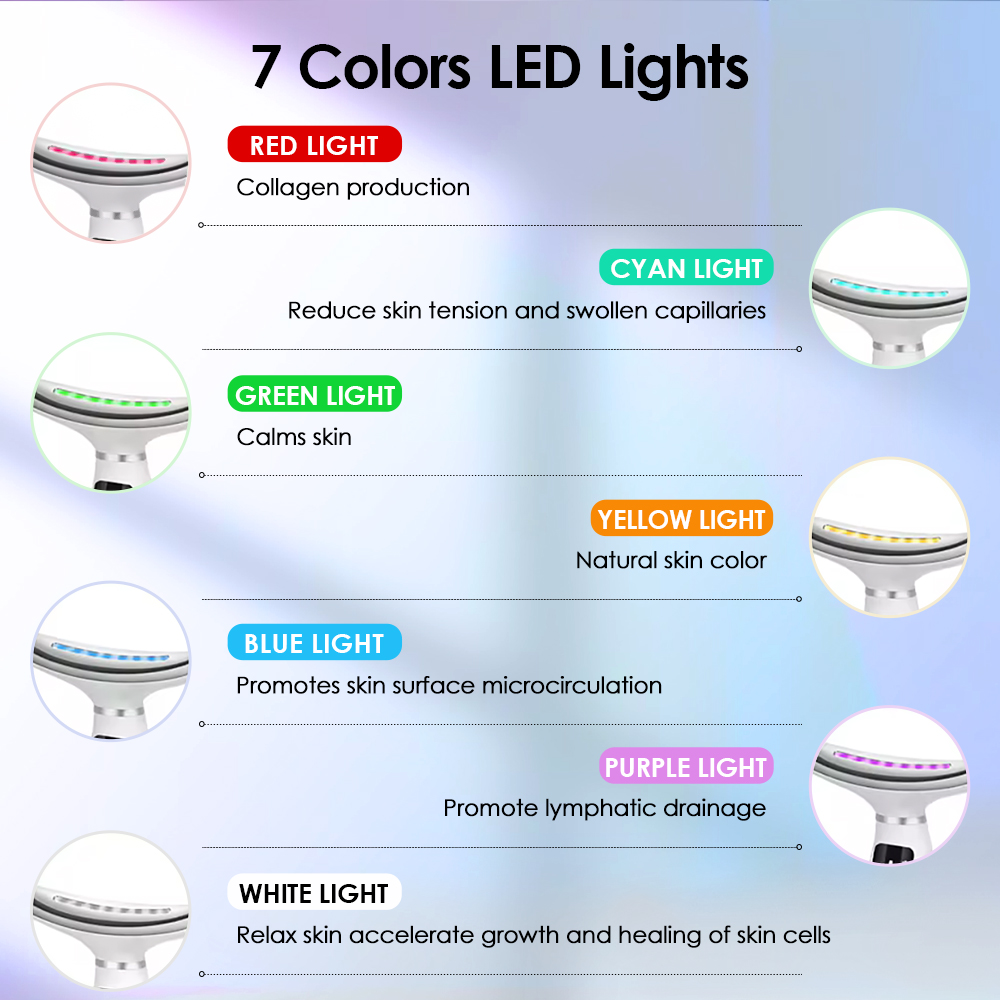 7 Colors LED Lights Face Neck  - Home Improvement Loan 评论和价格