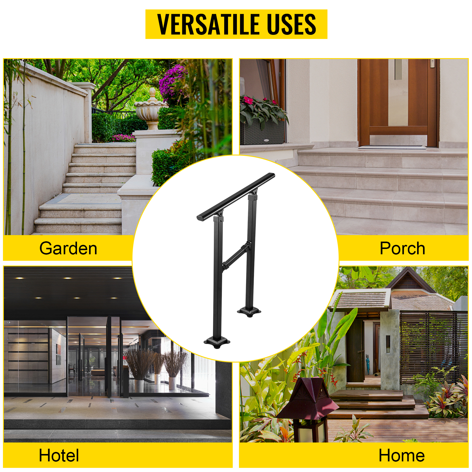 SucceBuy Iron Handrail Stair R - Home Improvement Fence 评论和价格
