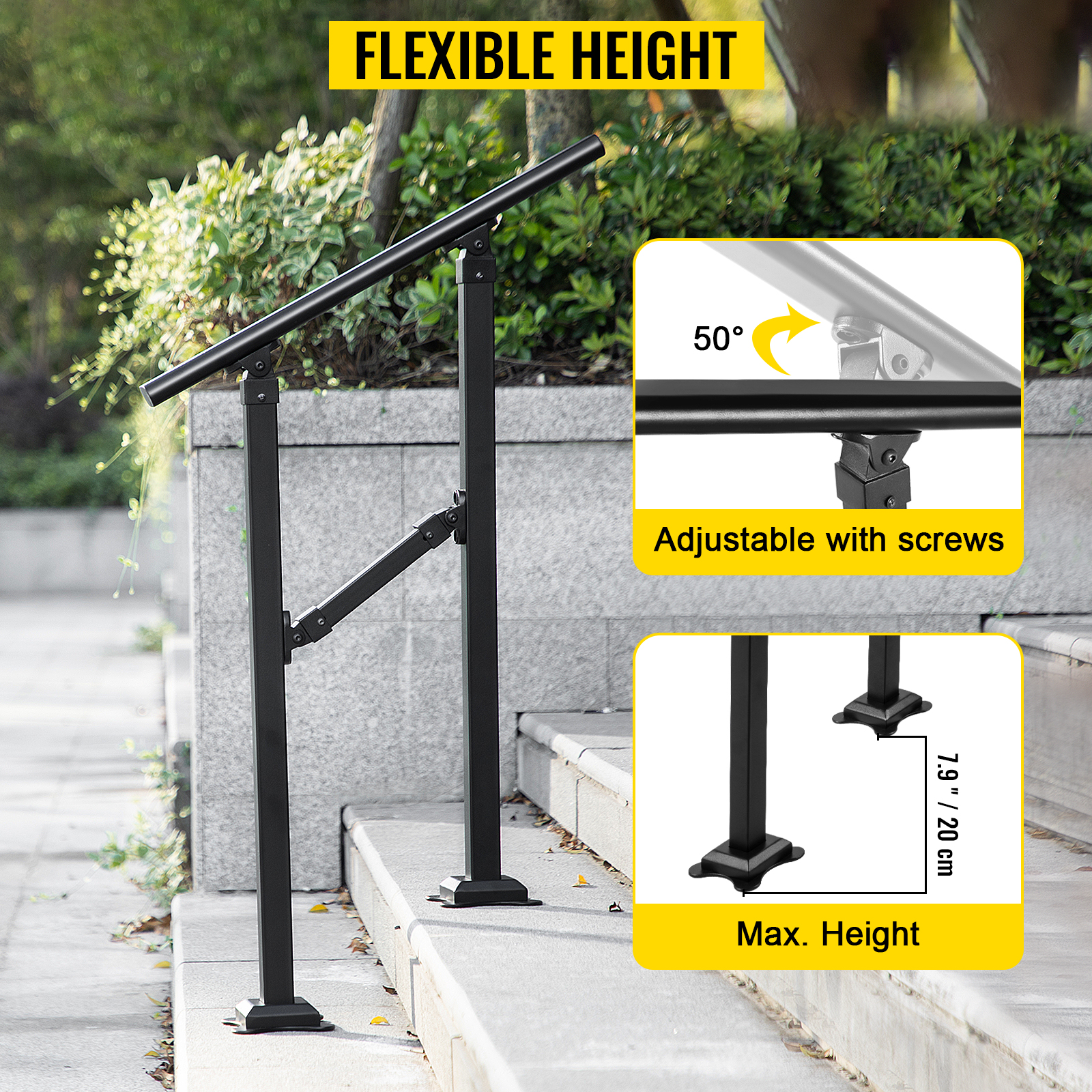 SucceBuy Iron Handrail Stair R - Home Improvement Fence 评论和价格