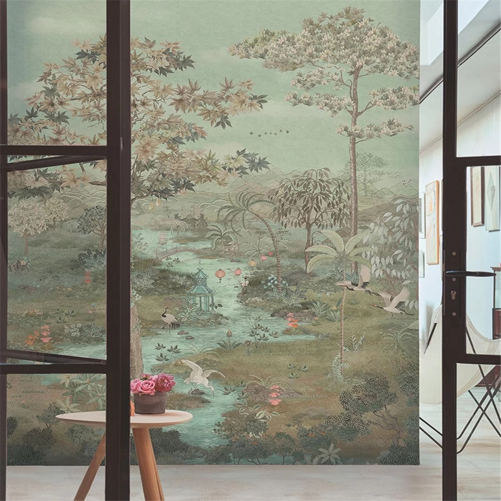 custom Photo Mural  Green Land - Home Improvement Materials 评论和价格