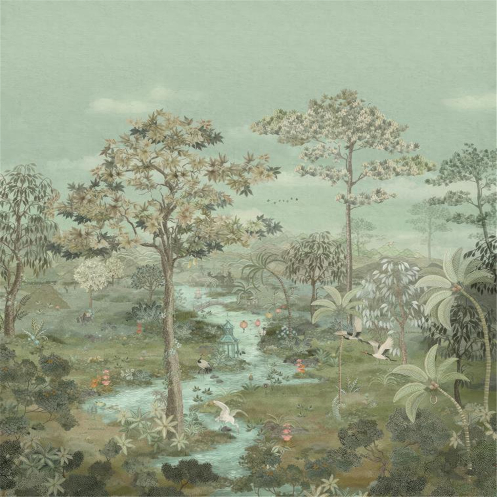 custom Photo Mural  Green Land - Home Improvement Materials 评论和价格
