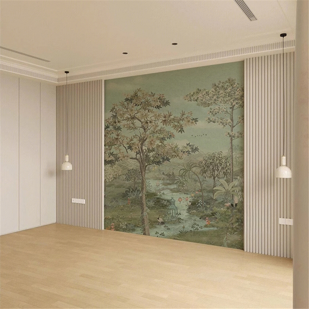custom Photo Mural  Green Land - Home Improvement Materials 评论和价格