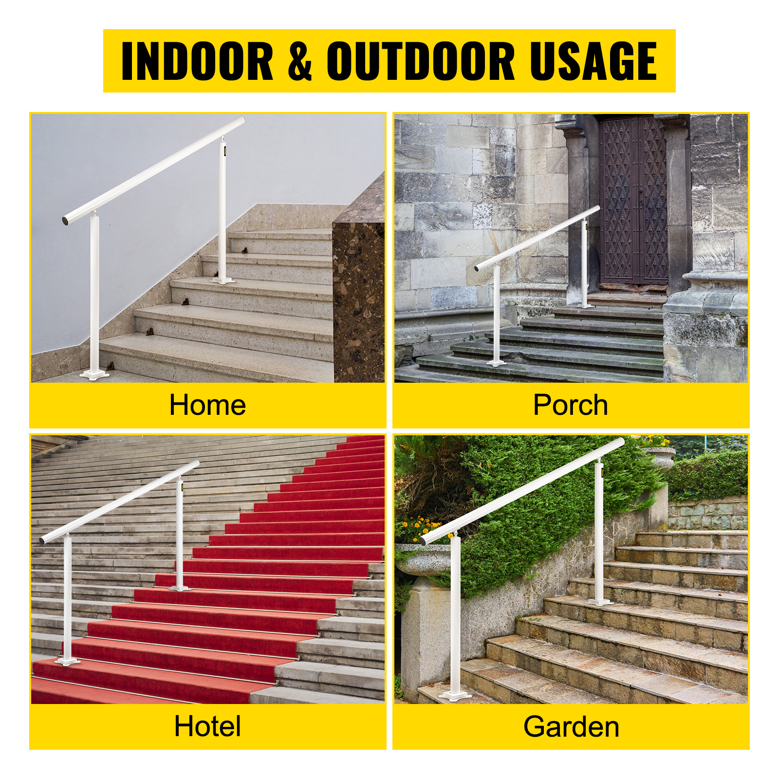 SucceBuy Handrail for Outdoor  - Home Improvement Fence 评论和价格