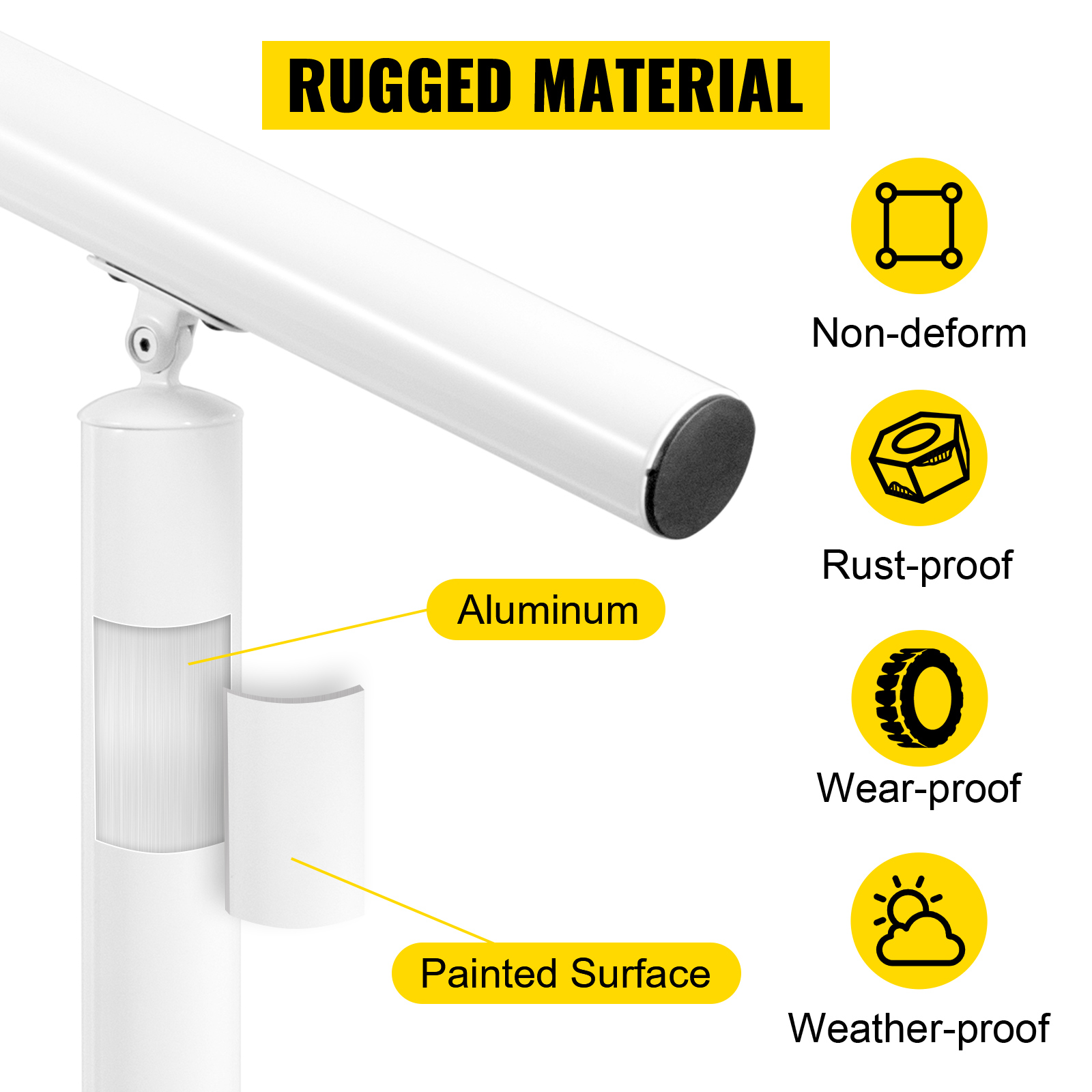 SucceBuy Handrail for Outdoor  - Home Improvement Fence 评论和价格