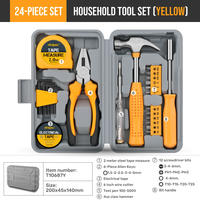 24-Piece Compact Home & Office - Home Improvement Warehouse 评论和价格