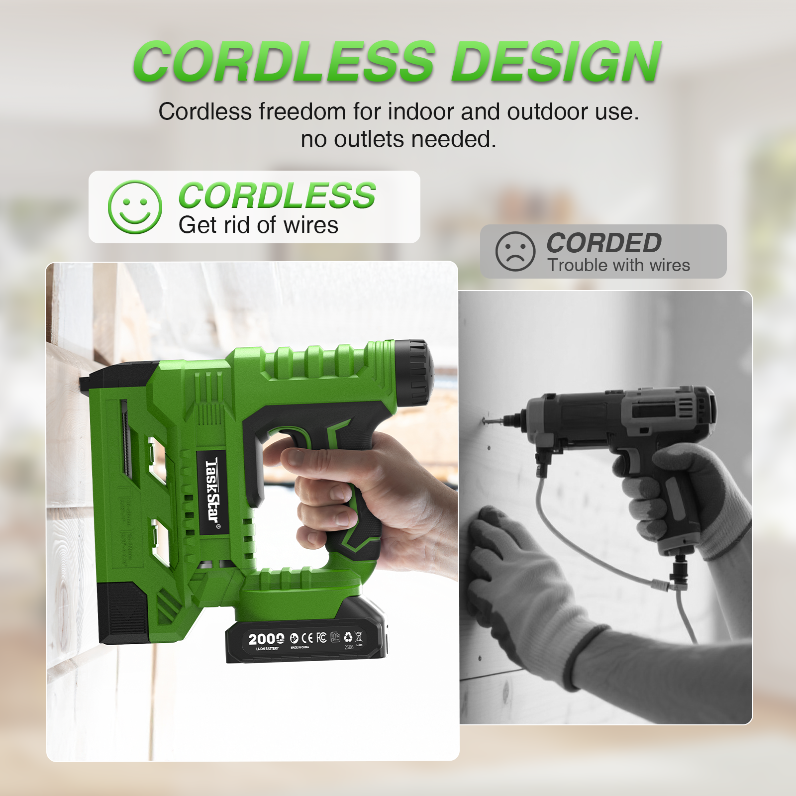 TaskStar Cordless Brad Nailer  - Home Improvement Loan 评论和价格