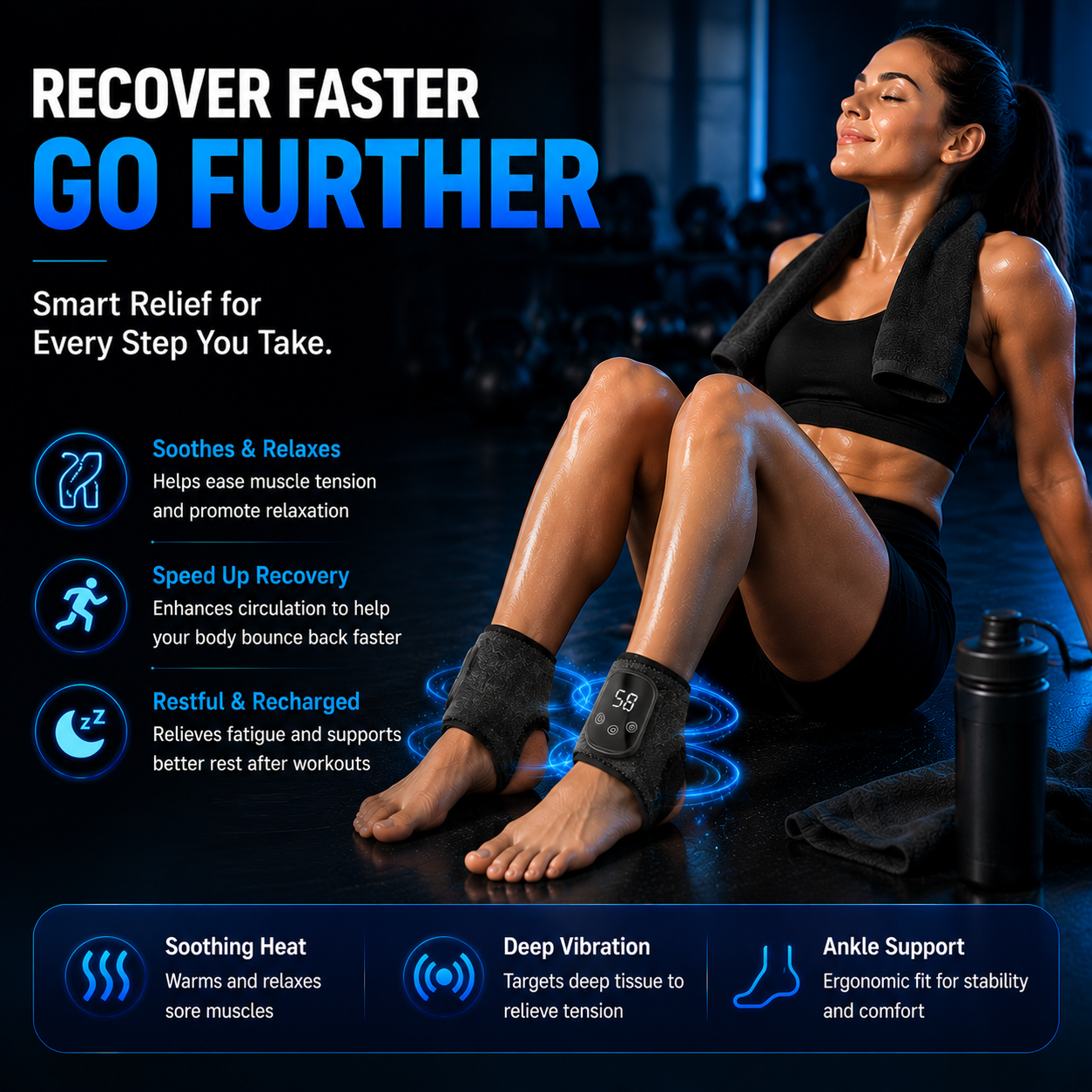 2x Smart Adjustable Ankle Mass - Home Improvement Materials 评论和价格