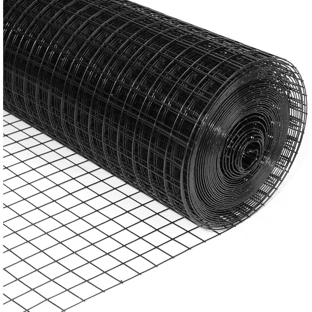 24 x 50 1.5 16 Gauge Black Vin - Home Improvement Fence 评论和价格
