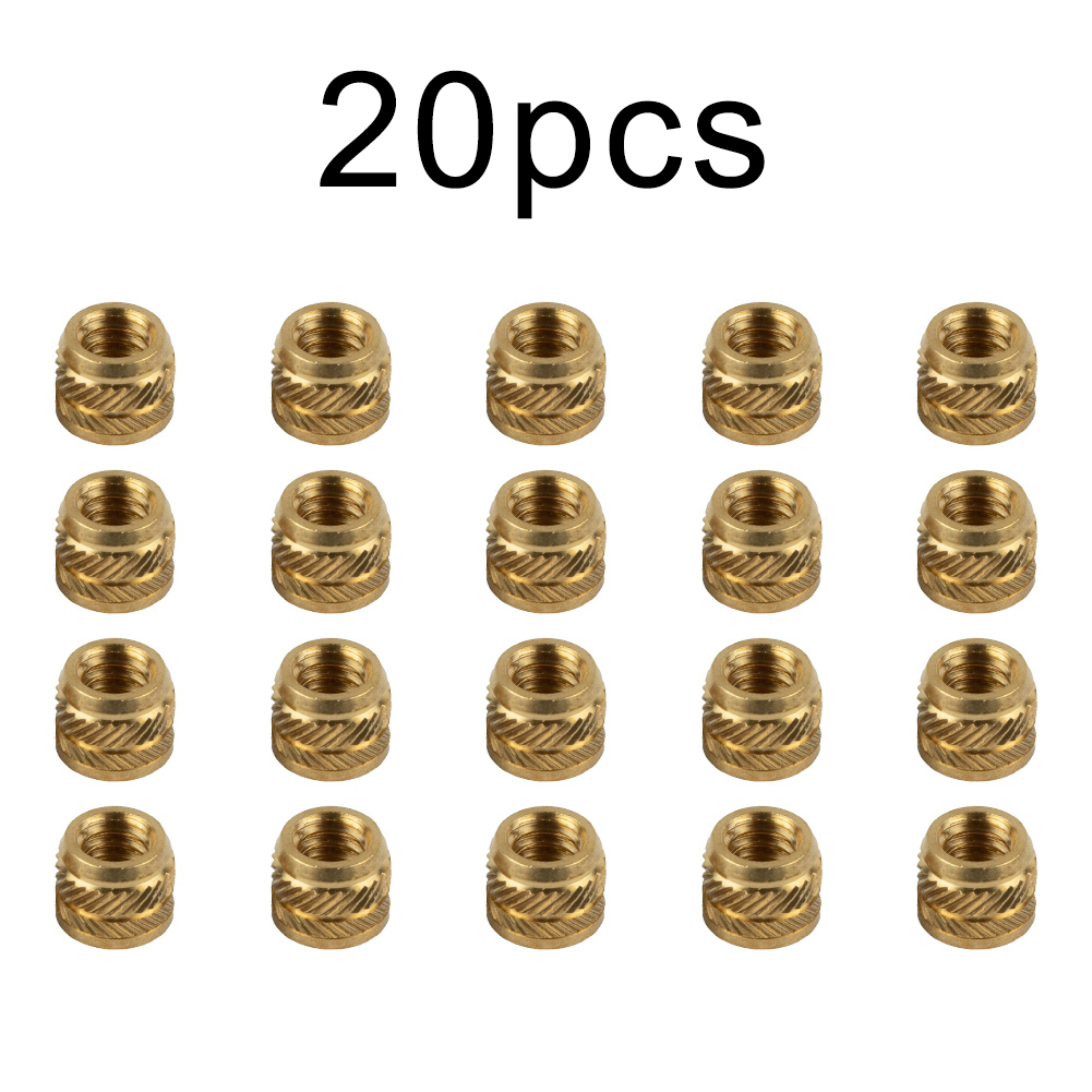 20pcs Brass Nuts 1/4-20 Thread - Home Improvement Warehouse 评论和价格