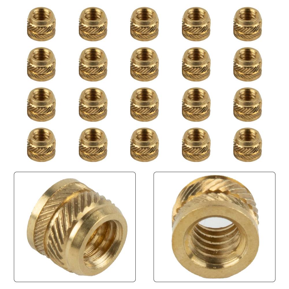 20pcs Brass Nuts 1/4-20 Thread - Home Improvement Warehouse 评论和价格